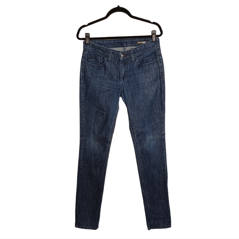 WILLIAM RAST (JUSTIN TIMBERLAKE) Dark Medium Blue Skinny Jeans 28